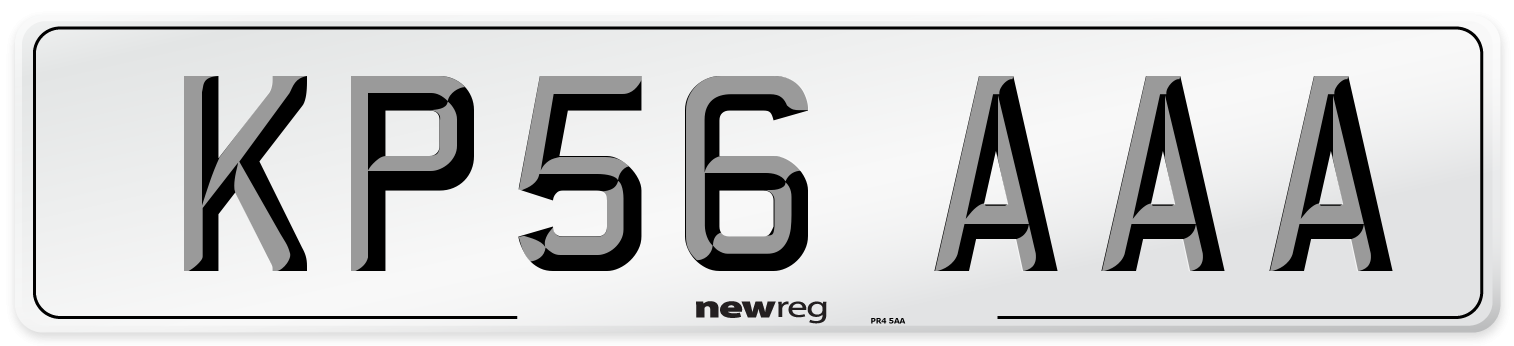 KP56 AAA Number Plate from New Reg